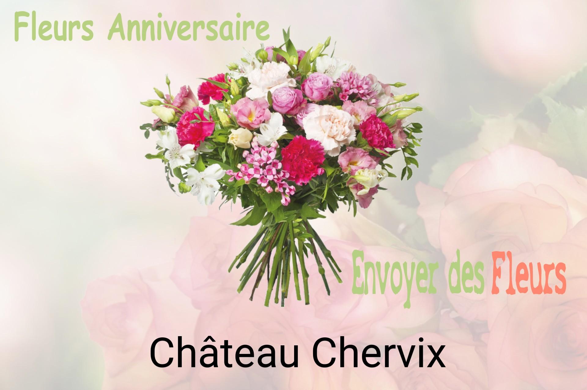 Bouquet de fleurs d’anniversaire livré à Château-Chervix